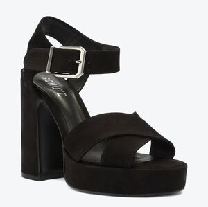 Schutz Penelope Sandal Black Platform High Heel Size 8.5 NEW  NIB